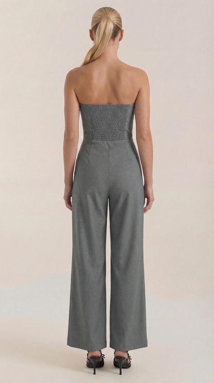 Eliza Strapless Wide-Leg Jumpsuit