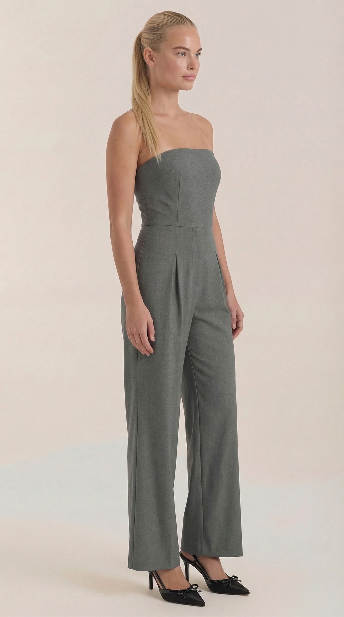 Eliza Strapless Wide-Leg Jumpsuit
