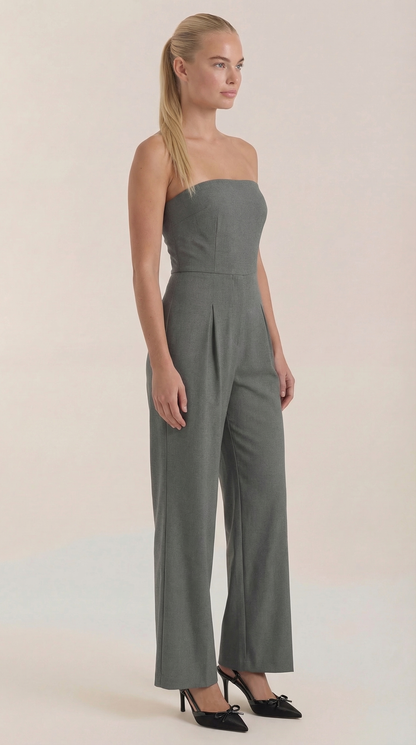 Eliza Strapless Wide-Leg Jumpsuit