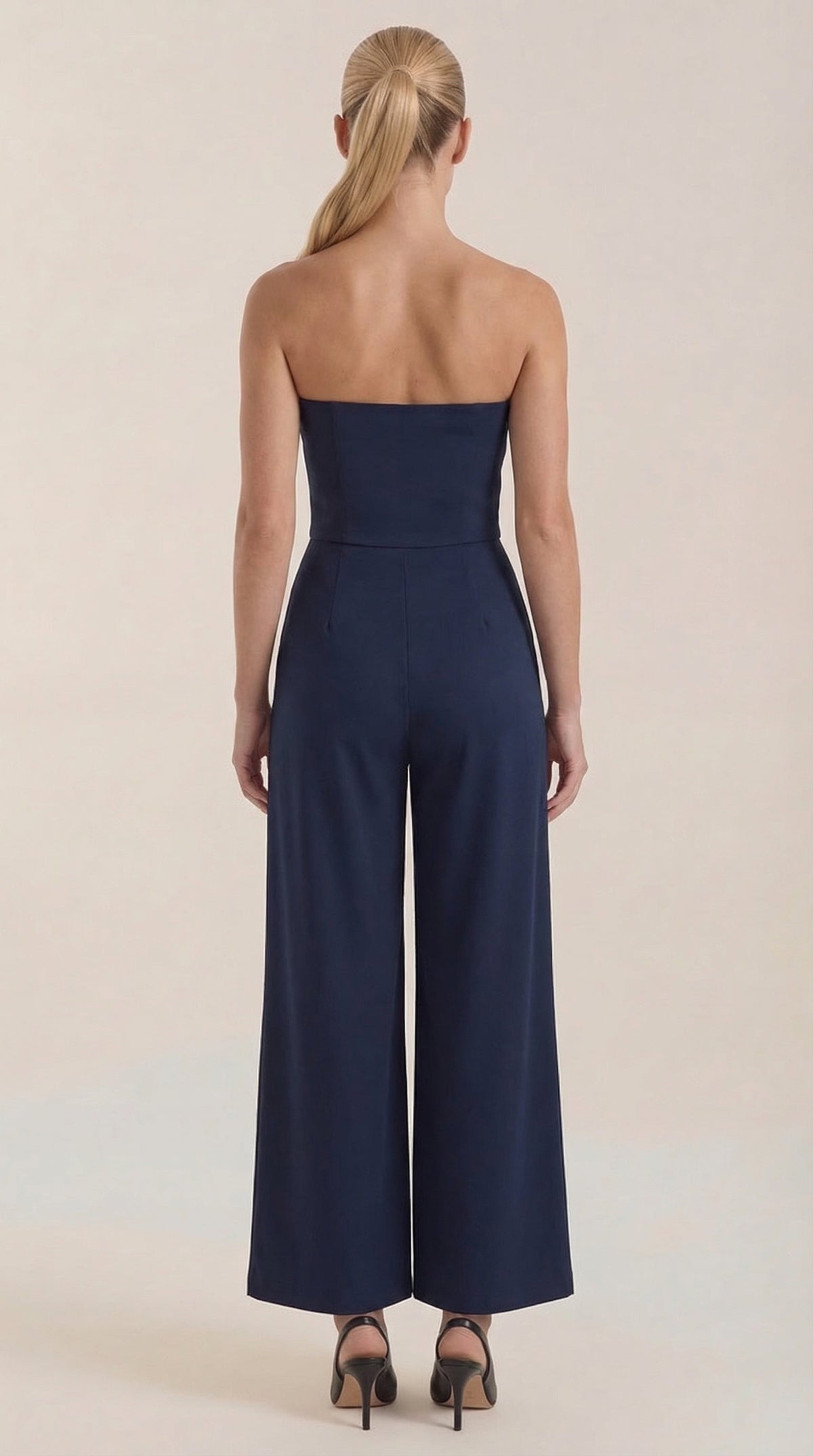 Eliza Strapless Wide-Leg Jumpsuit