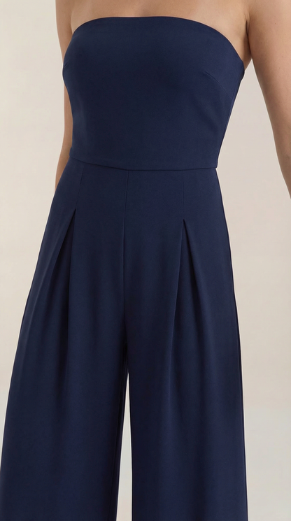 Eliza Strapless Wide-Leg Jumpsuit