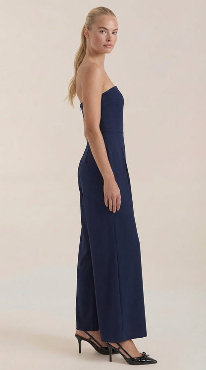 Eliza Strapless Wide-Leg Jumpsuit