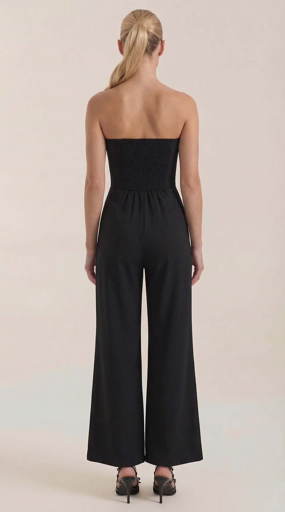 Eliza Strapless Wide-Leg Jumpsuit