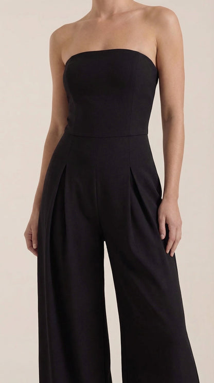 Eliza Strapless Wide-Leg Jumpsuit