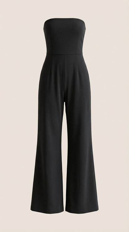 Eliza Strapless Wide-Leg Jumpsuit