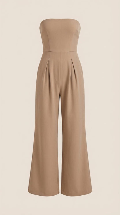 Eliza Strapless Wide-Leg Jumpsuit
