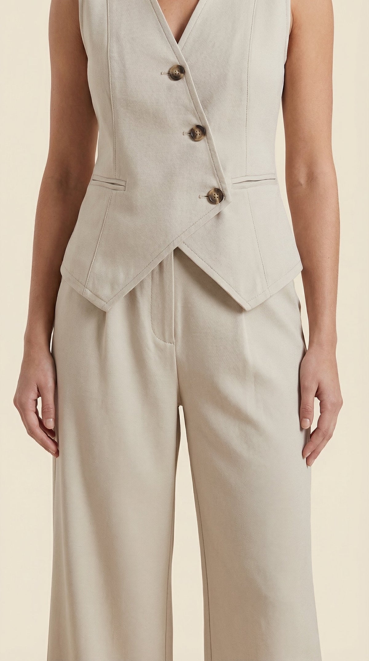 Elise | Women's V-neck Two-Piece Elegant Suit