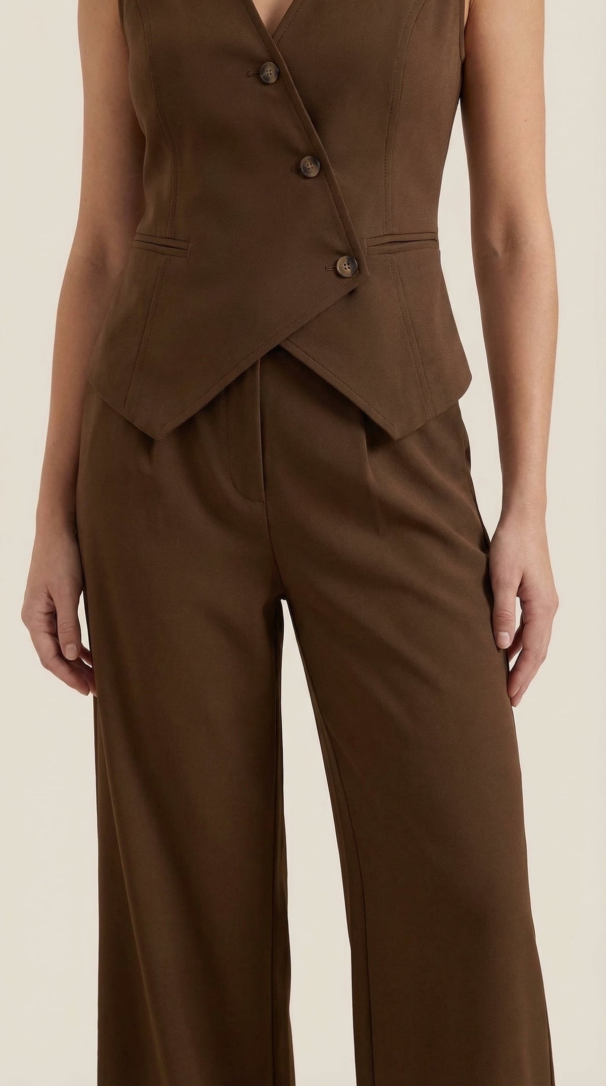 Elise | Women's V-neck Two-Piece Elegant Suit