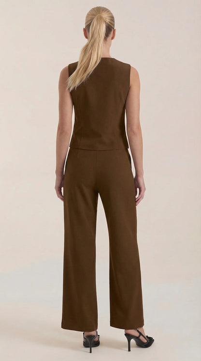 Elise | Women's V-neck Two-Piece Elegant Suit