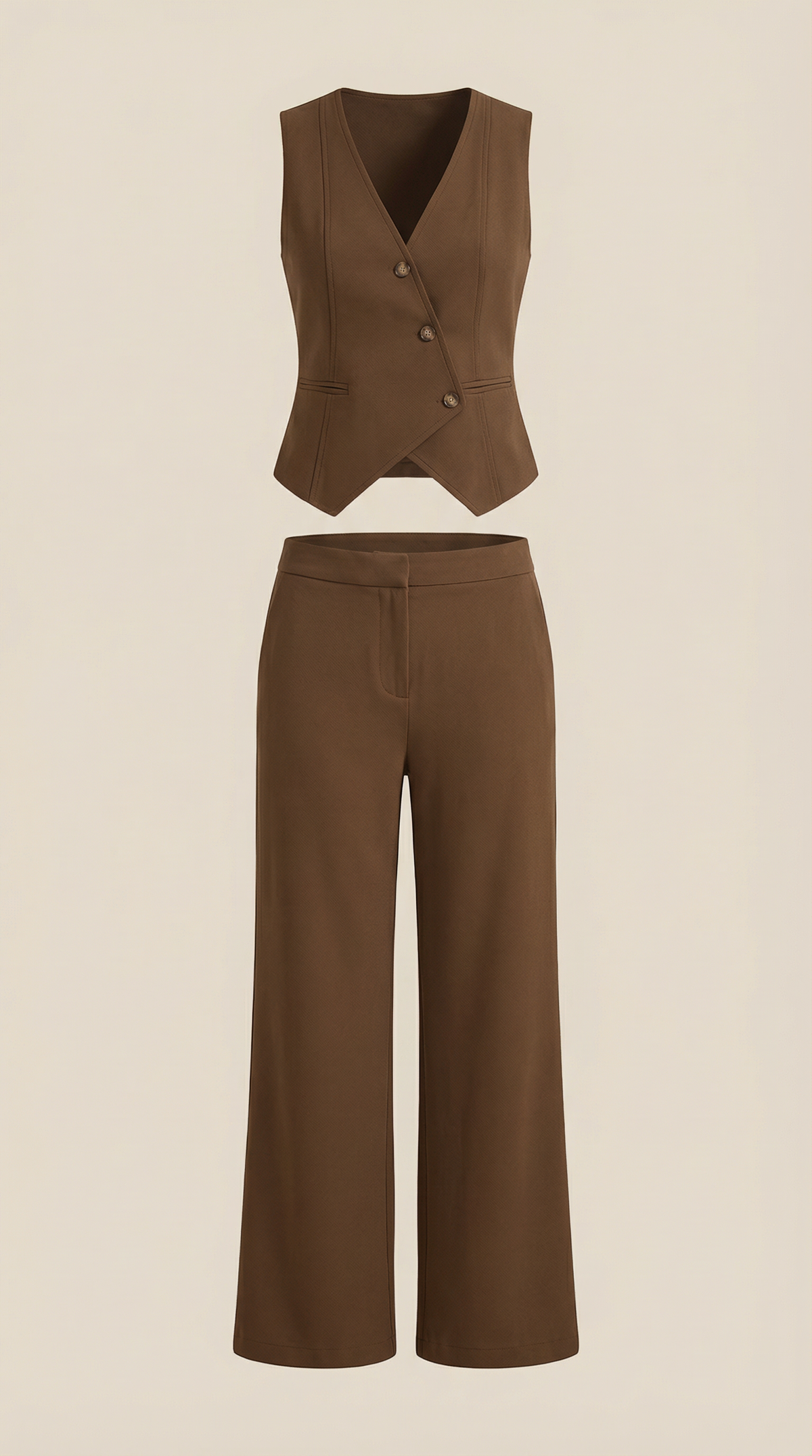 Elise | Women's V-neck Two-Piece Elegant Suit