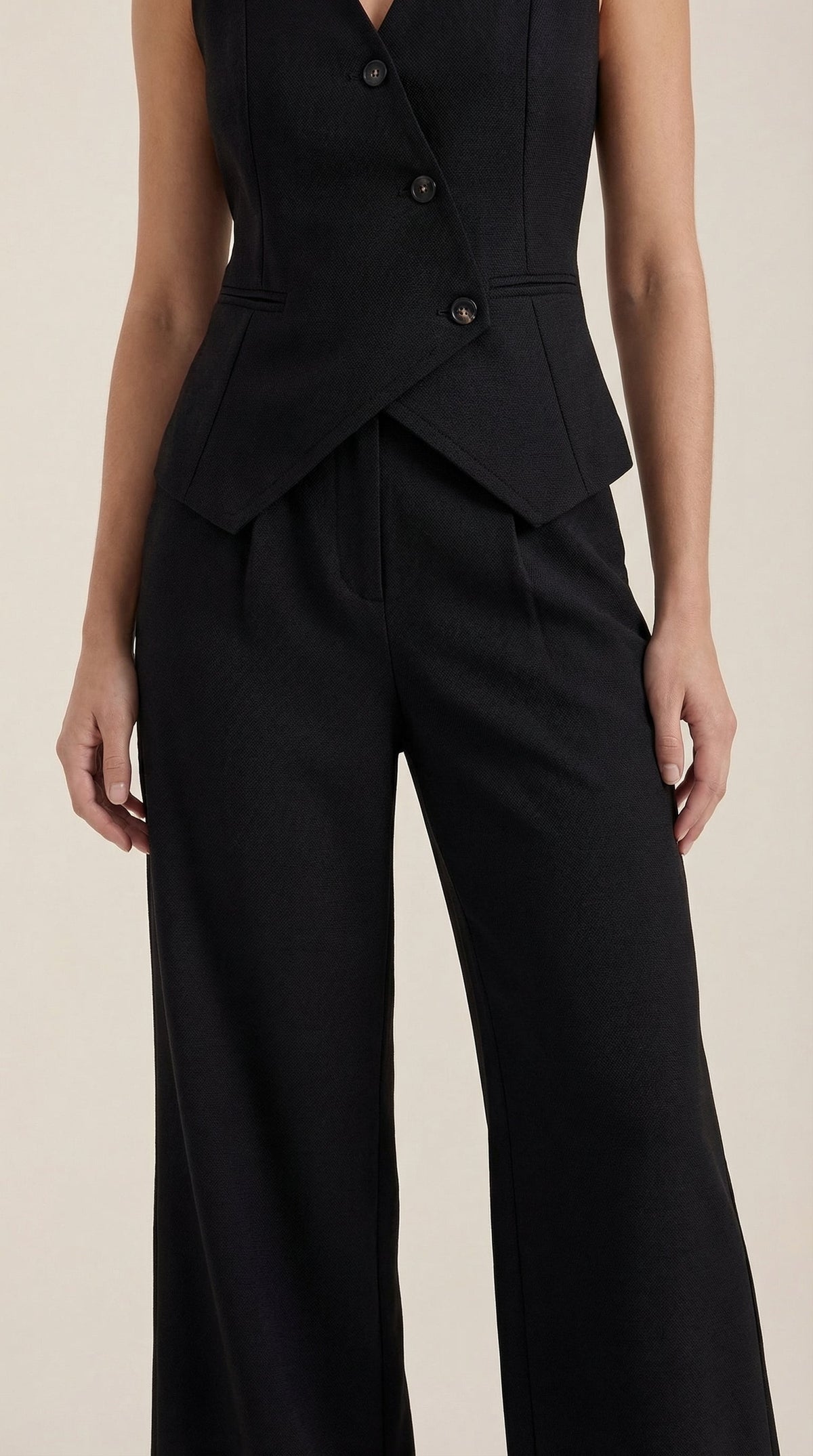Elise | Women's V-neck Two-Piece Elegant Suit