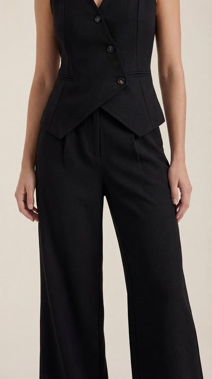 Elise | Women's V-neck Two-Piece Elegant Suit