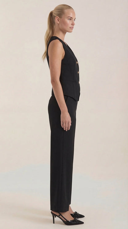 Elise | Women's V-neck Two-Piece Elegant Suit