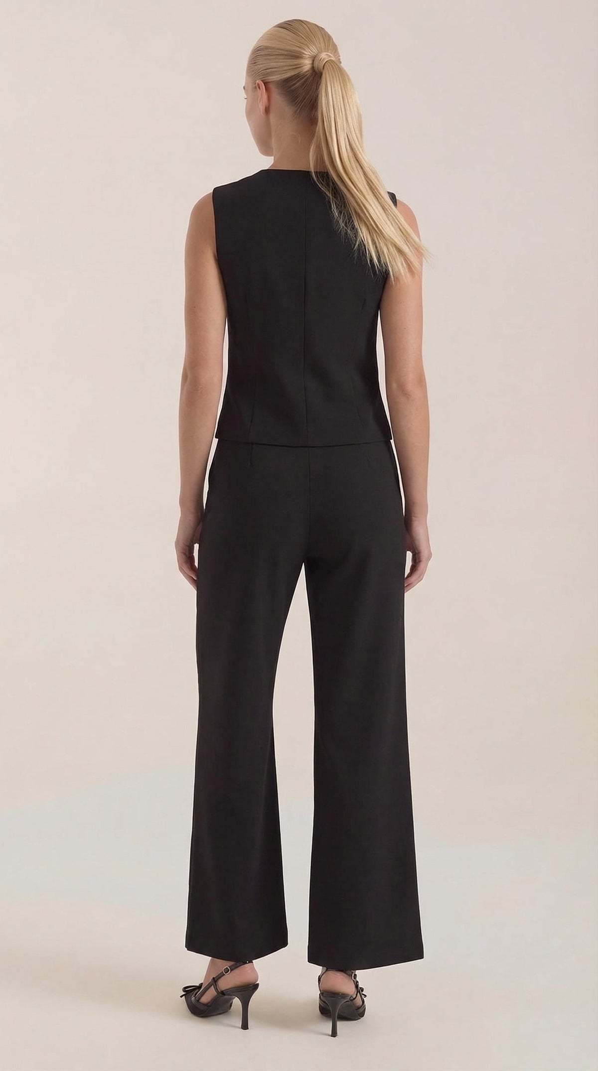 Elise | Women's V-neck Two-Piece Elegant Suit