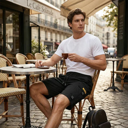 César | Bermudas cargo de estilo utilitario