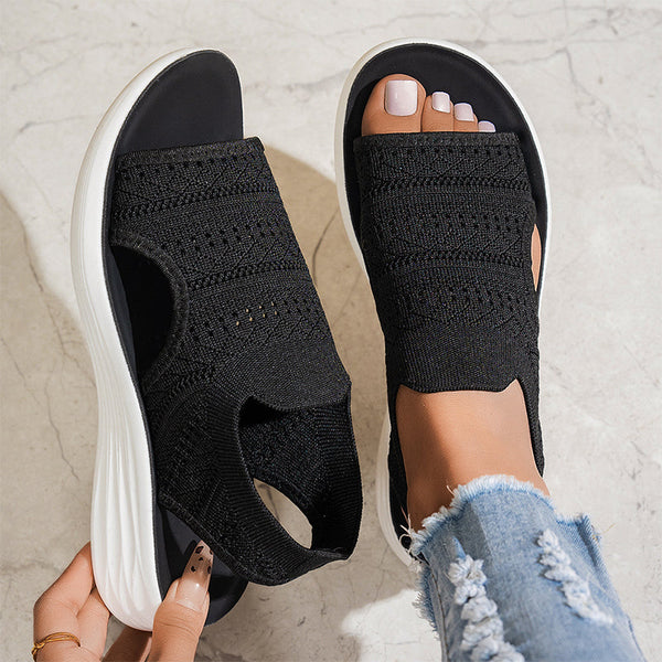Ildefonsa | Sandalias de plataforma transpirables