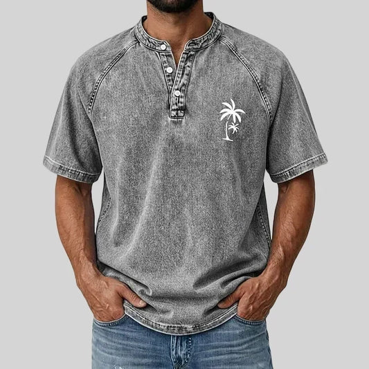 Adrián | Camisa vaquera de algodón de corte relajado