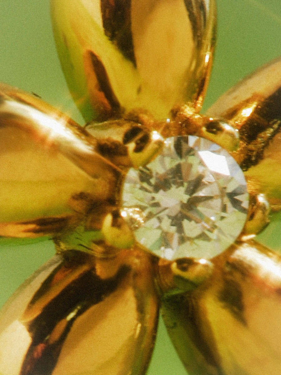 Elegantes pendientes de flores